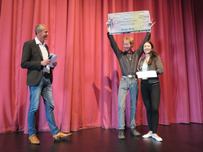 Förderpreis 2016: Übergabe 1. Preis an Camphill Schulgemeinschaften e.V., Projekt: Naturatelier Frickingen